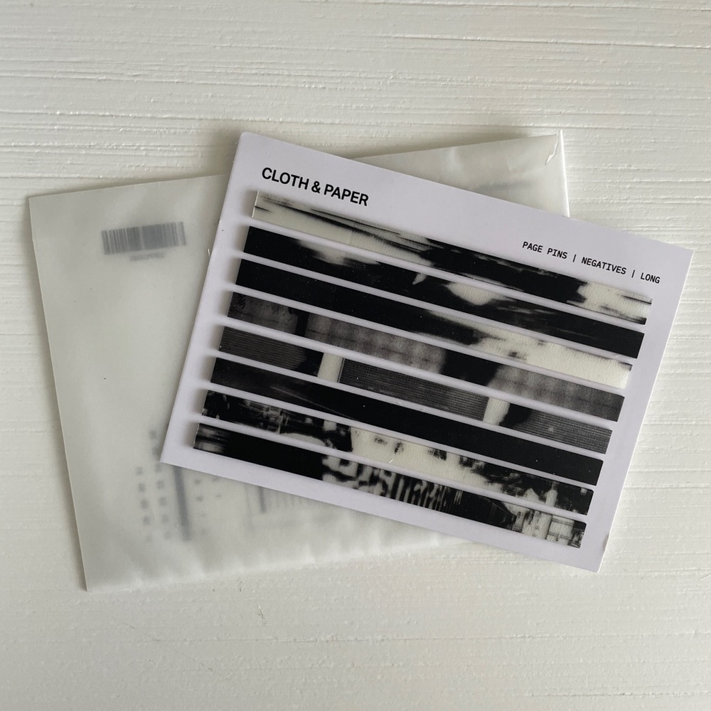 Cloth & Paper Negatives Long Page Pins | June Sub Box